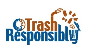 Trash responsibly logo