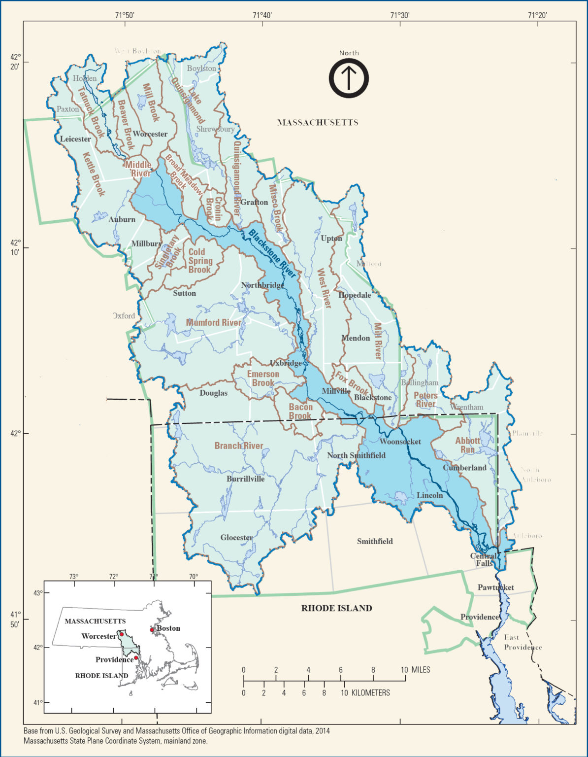 Slatersville Reservoir - Blackstone River Valley National Heritage Corridor