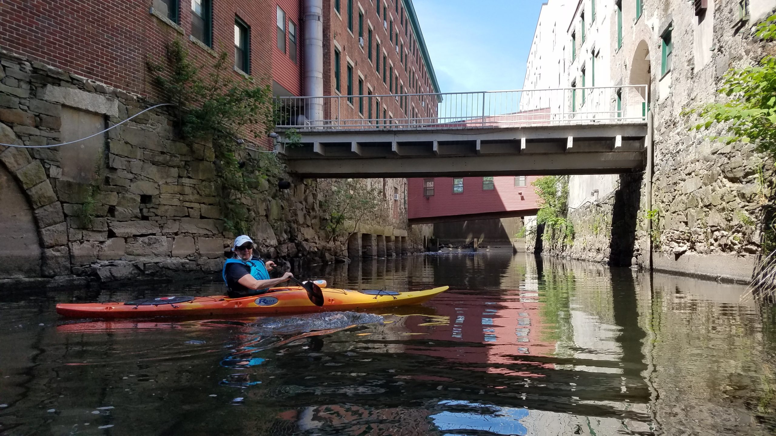 Paddling on the Blackstone River