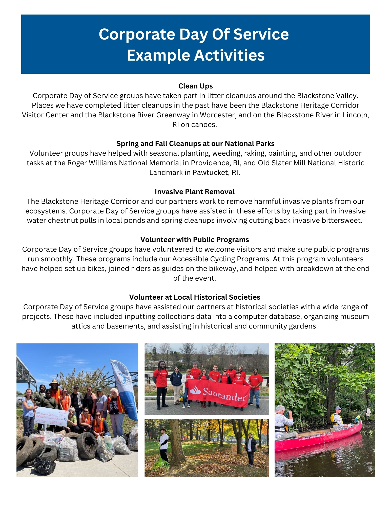 Corporate Day of Service Page 2 Corporate Day of Service Page 2